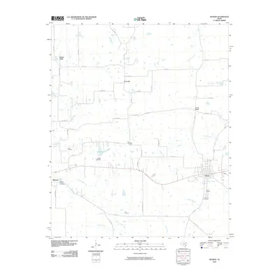 2010 Map of Detroit, 2010 Print