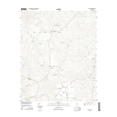 2014 Map of Devereux, 2014 Print