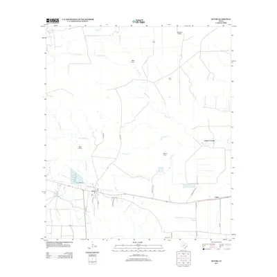 2013 Map of Devers, 2013 Print