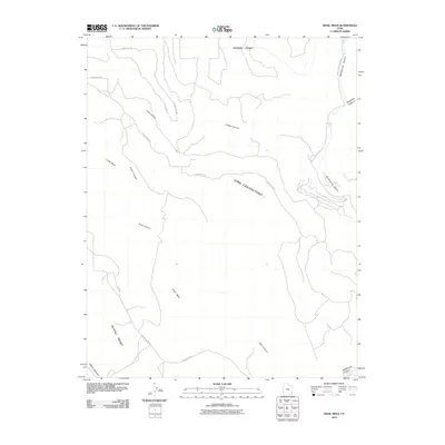 2010 Map of Devil Mesa, 2010 Print
