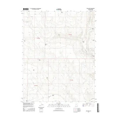 2017 Map of Devil Mesa, 2017 Print