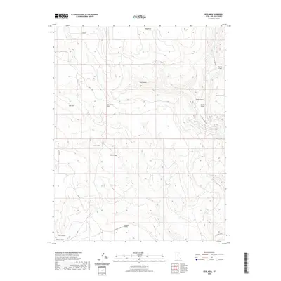 2020 Map of Devil Mesa, 2020 Print