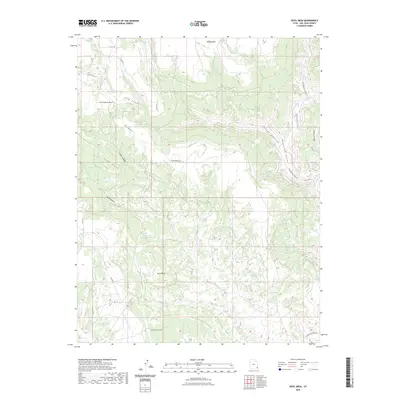 2023 Map of Devil Mesa, 2023 Print