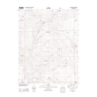 2013 Map of Devil Mountain, 2013 Print