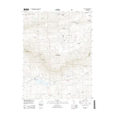 2015 Map of Devil Peak, 2015 Print