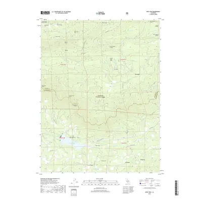2018 Map of Devil Peak, 2018 Print