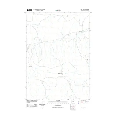 2012 Map of Devil Slide, 2012 Print