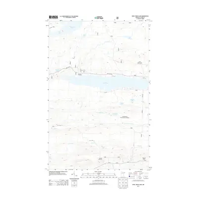 2013 Map of Devil Track Lake, 2013 Print