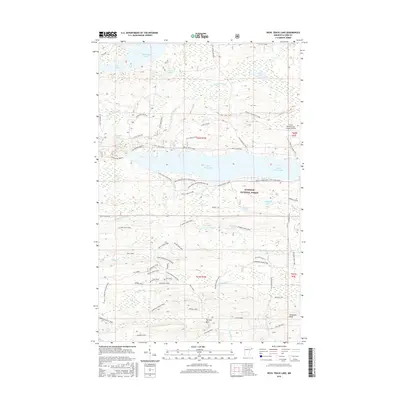 2016 Map of Devil Track Lake, 2016 Print