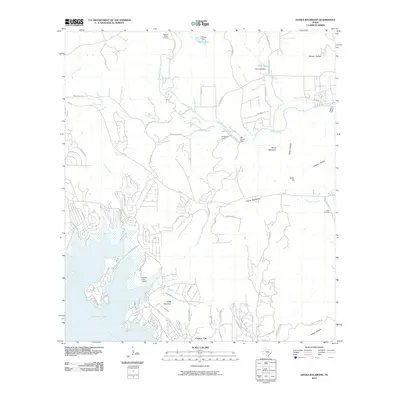 2010 Map of Devils Backbone, 2010 Print