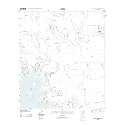 2013 Map of Devils Backbone, 2013 Print