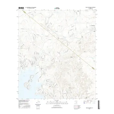 2016 Map of Devils Backbone, 2016 Print