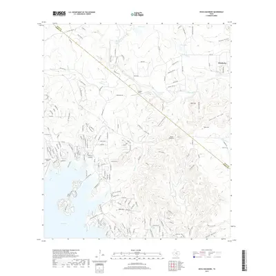 2019 Map of Devils Backbone, 2019 Print