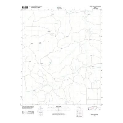 2010 Map of Devils Canyon, 2010 Print