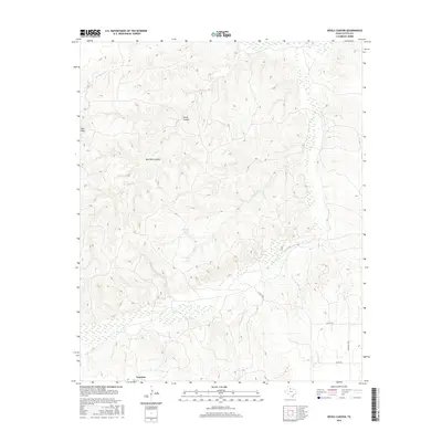 2016 Map of Devils Canyon, 2016 Print