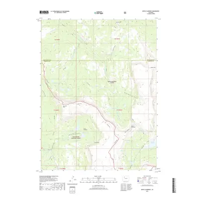 2019 Map of Devils Causeway, 2019 Print