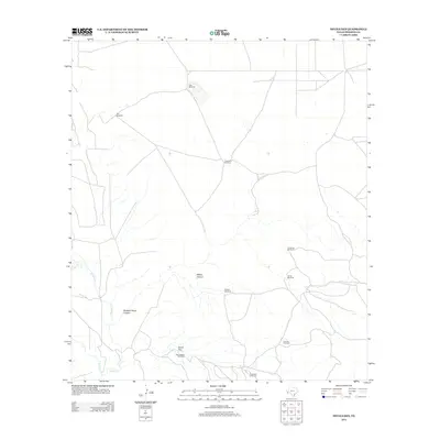 2012 Map of Devils Den, 2012 Print