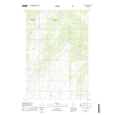 2020 Map of Devils Fence, 2020 Print