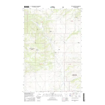 2017 Map of Devils Footstool, 2017 Print