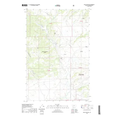 2020 Map of Devils Footstool, 2020 Print