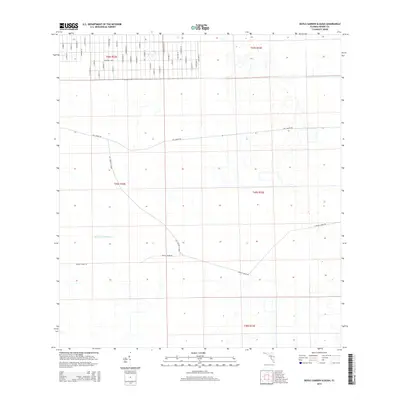 2015 Map of Devils Garden Slough, 2015 Print