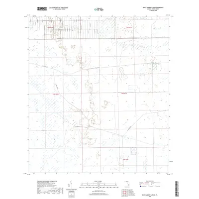 2018 Map of Devils Garden Slough, 2018 Print