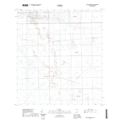 2021 Map of Devils Garden Slough, 2021 Print