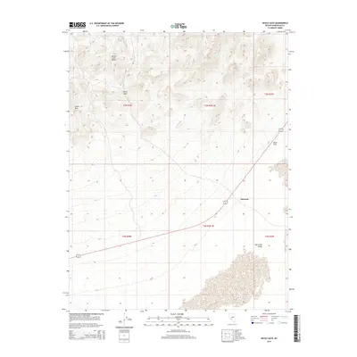 2014 Map of Devils Gate, 2014 Print