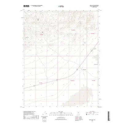 2018 Map of Devils Gate, 2018 Print