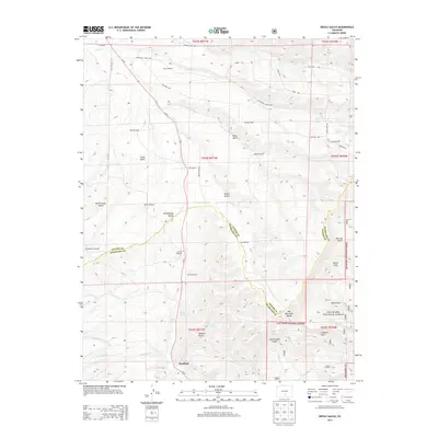 2013 Map of Devils Gulch, 2013 Print