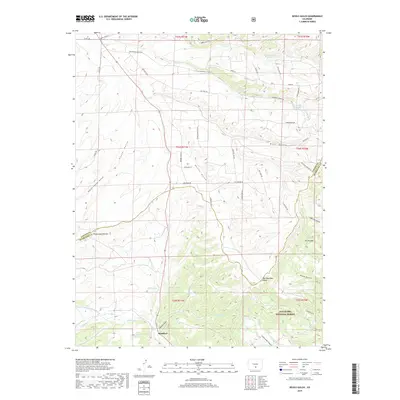 2019 Map of Devils Gulch, 2019 Print