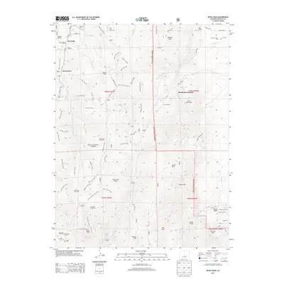 2013 Map of Devils Head, 2013 Print