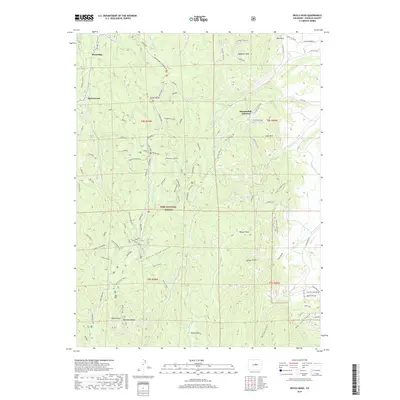 2019 Map of Devils Head, 2019 Print