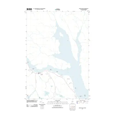 2011 Map of Devils Head, 2011 Print