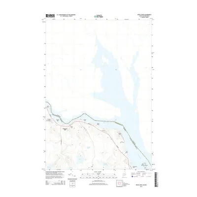 2014 Map of Devils Head, 2014 Print