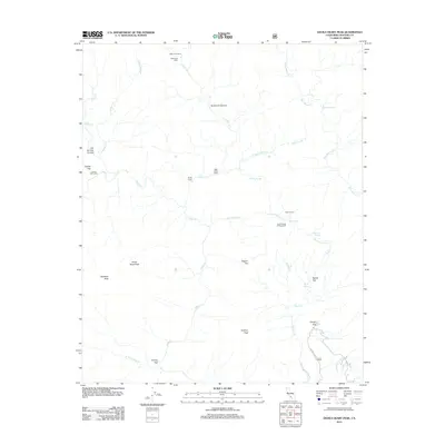 2012 Map of Devils Heart Peak, 2012 Print