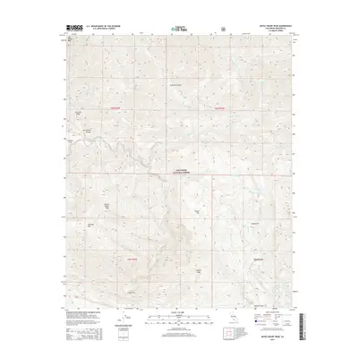 2015 Map of Devils Heart Peak, 2015 Print