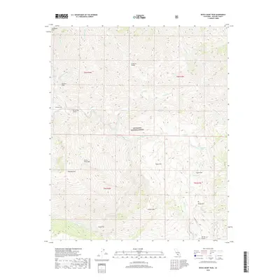 2018 Map of Devils Heart Peak, 2018 Print