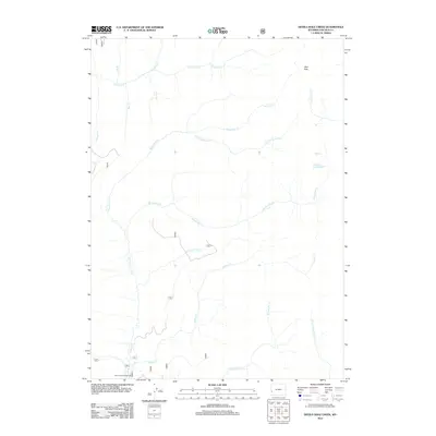 2012 Map of Devils Hole Creek, 2012 Print