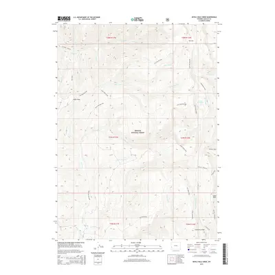 2015 Map of Devils Hole Creek, 2015 Print