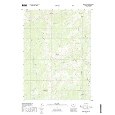 2017 Map of Devils Hole Creek, 2017 Print