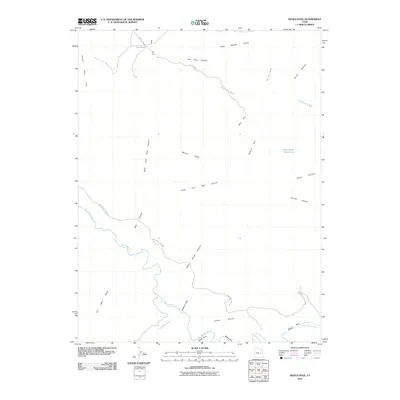 2011 Map of Devils Hole, 2011 Print