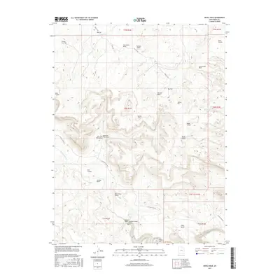 2017 Map of Devils Hole, 2017 Print