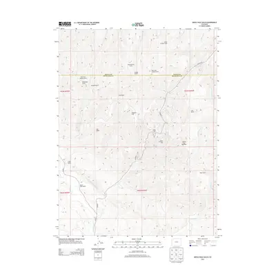 2013 Map of Devils Hole Gulch, 2013 Print