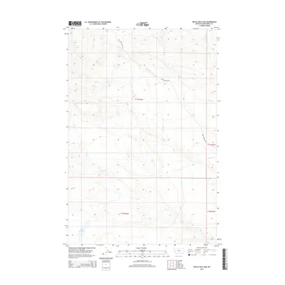 2014 Map of Devils Hole Lake, 2014 Print