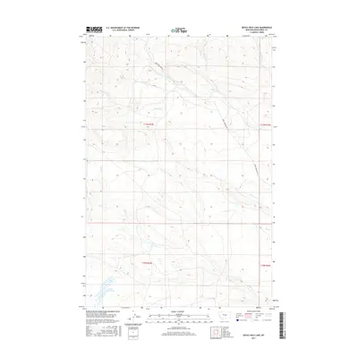 2017 Map of Devils Hole Lake, 2017 Print