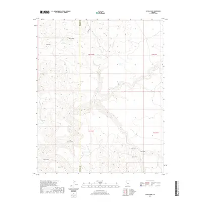 2018 Map of Devils Hump, 2018 Print