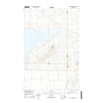 2014 Map of Devils Lake Mountain, 2014 Print