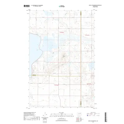 2017 Map of Devils Lake Mountain, 2017 Print