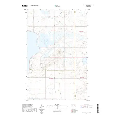 2020 Map of Devils Lake Mountain, 2020 Print